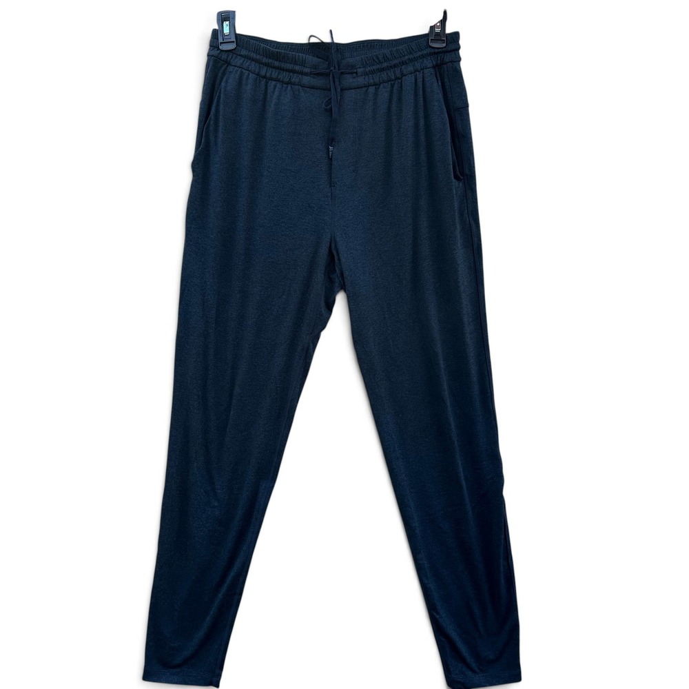 Lululemon Soft Jersey Tapered Pants Men's Large Navy Blue 31" Inseam